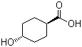 结构式 CAS# 3685-26-5, 反式-4-羟基环己基羧酸