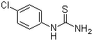 1-(4-Chlorophenyl)thiourea molecular structure (CAS 3696-23-9)