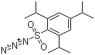 2,4,6-三异丙基苯磺酰叠氮化物分子结构 (CAS 36982-84-0)