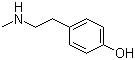 4-[2-(甲基氨基)乙基]苯酚分子结构 (CAS 370-98-9)