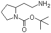 structure of CAS# 370069-29-7, 2-(Aminoethyl)-1-N-Boc-pyrrolidine;2-(2-Aminoethyl)pyrrolidine-1-carboxylic acid tert-butyl ester