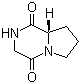 Hexahydropyrrolo[1,2-a]pyrazine-1,4-dione molecular structure (CAS 3705-27-9)