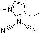 1-Ethyl-3-methylimidazolium dicyanamide molecular structure (CAS 370865-89-7)