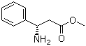 structure of CAS# 37088-66-7, Methyl (S)-3-amino-3-phenylpropanoate;(S)-3-Amino-3-phenylpropionic acid methyl ester