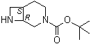 (1R,6S)-3,8-二氮杂双环[4.2.0]辛烷-3-羧酸叔丁酯分子结构 (CAS 370882-99-8)