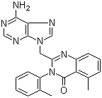 structure of CAS# 371242-69-2, 2-[(6-Amino-9H-purin-9-yl)methyl]-5-methyl-3-(2-methylphenyl)-4(3H)-quinazolinone