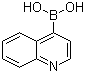 Quinoline-4-boronic acid molecular structure (CAS 371764-64-6)