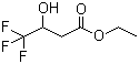 3-羟基-4,4,4-三氟丁酸乙酯分子结构 (CAS 372-30-5)
