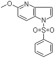structure of CAS# 372077-49-1, 5-Methoxy-1-(phenylsulfonyl)-1H-pyrrolo[3,2-b]pyridine