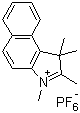 1,1,2,3-Tetramethyl-1H-benz[e]indolium hexafluorophosphate (1:1) molecular structure (CAS 372081-65-7)