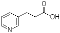 structure of CAS# 3724-19-4, 3-Pyridinepropionic acid;3-(3-Pyridine)propionic acid; 3-(Pyridin-3-yl)propionic acid