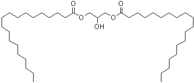 1,1'-(2-Hydroxy-1,3-propanediyl) dinonadecanoate molecular structure (CAS 372490-74-9)