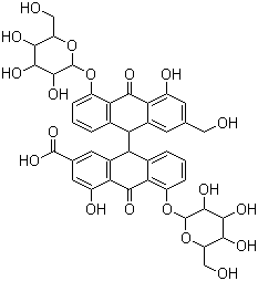 structure of CAS# 37271-17-3, Sennoside D