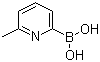 结构式 CAS# 372963-50-3, 6-甲基吡啶-2-硼酸
