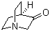3-奎宁环酮分子结构 (CAS 3731-38-2)