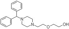 去氯羟嗪分子结构 (CAS 3733-63-9)