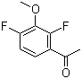 structure of CAS# 373603-19-1, 2',4'-Difluoro-3'-methoxyacetophenone