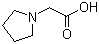 Pyrrolidin-1-ylacetic acid molecular structure (CAS 37386-15-5)