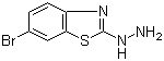 structure of CAS# 37390-63-9, 6-Bromo-2-benzothiazolehydrazine;6-Bromo-2-hydrazinobenzothiazole; 6-Bromo-2-hydrazino-1,3-benzothiazole