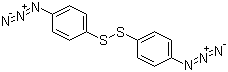 Bis(4-azidophenyl)disulfide molecular structure (CAS 37434-06-3)