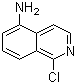 structure of CAS# 374554-54-8, 5-Amino-1-chloroisoquinoline