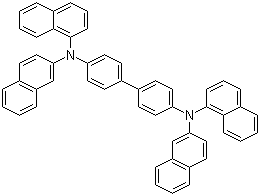 N4,N4'-二-1-萘基-N4,N4'-二-2-萘基-[1,1'-联苯]-4,4'-二胺分子结构 (CAS 374592-88-8)