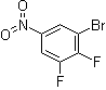 1-Bromo-2,3-difluoro-5-nitrobenzene molecular structure (CAS 374633-24-6)