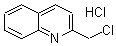 2-(Chloromethyl)quinoline hydrochloride molecular structure (CAS 3747-74-8)