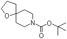 tert-Butyl 1-oxa-8-azaspiro[4.5]decane-8-carboxylate molecular structure (CAS 374794-89-5)