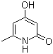 structure of CAS# 3749-51-7, 4-Hydroxy-6-methyl-1H-pyridin-2-one;2,4-Dihydroxy-6-methylpyridine; 2-Picoline-4,6-diol; 4-Hydroxy-6-methylpyridin-2(1H)-one; NSC 110283