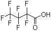 structure of CAS# 375-22-4, Heptafluorobutyric acid;Perfluorobutyric acid; HFBA