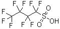 全氟丁烷磺酸分子结构 (CAS 375-73-5)