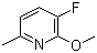 3-Fluoro-2-methoxy-6-picoline molecular structure (CAS 375368-80-2)