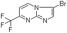 3-Bromo-7-(trifluoromethyl)imidazo[1,2-a]pyrimidine molecular structure (CAS 375857-65-1)