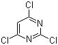 结构式 CAS# 3764-01-0, 2,4,6-三氯嘧啶