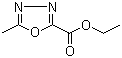 5-甲基-1,3,4-噁二唑-2-羧酸乙酯分子结构 (CAS 37641-36-4)