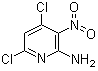 4,6-二氯-3-硝基-2-吡啶胺分子结构 (CAS 37660-64-3)