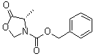 Benzyl (4S)-4-methyl-5-oxo-1,3-oxazolidine-3-carboxylate molecular structure (CAS 37661-60-2)