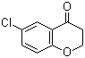 结构式 CAS# 37674-72-9, 6-氯-4-二氢色原酮; 6-氯苯并二氢吡喃-4-酮