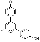 1,3-双(4-羟基苯基)金刚烷分子结构 (CAS 37677-93-3)