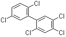 结构式 CAS# 37680-73-2, 2,2',4,5,5'-五氯-1,1'-联苯