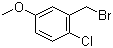 2-(Bromomethyl)-1-chloro-4-methoxybenzene molecular structure (CAS 3771-13-9)
