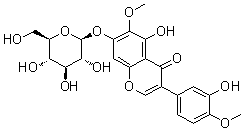 鸢尾新苷 A分子结构 (CAS 37744-61-9)