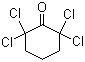 2,2,6,6-四氯环己酮分子结构 (CAS 3776-30-5)