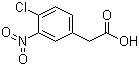 4-Chloro-3-nitrophenylacetic acid molecular structure (CAS 37777-68-7)