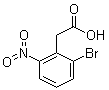 2-Bromo-6-nitrophenylacetic acid molecular structure (CAS 37777-74-5)