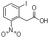 2-Iodo-6-nitrobenzeneacetic acid molecular structure (CAS 37777-75-6)