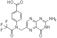 结构式 CAS# 37793-53-6, N10-三氟乙酰基蝶酸