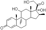 Betamethasone molecular structure (CAS 378-44-9)