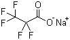 Sodium pentafluoropropionate molecular structure (CAS 378-77-8)